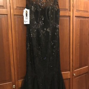 Alfred Angelo black dress size 8
